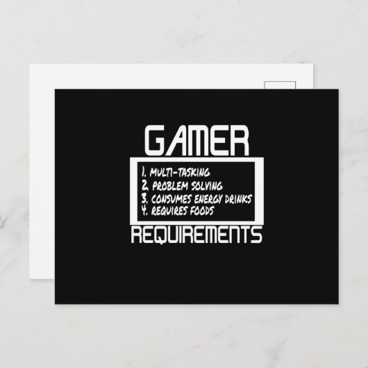 ゲーマーの条件のおもしろいなゲーマーの賭博 シーズンポストカード (正面/裏面)