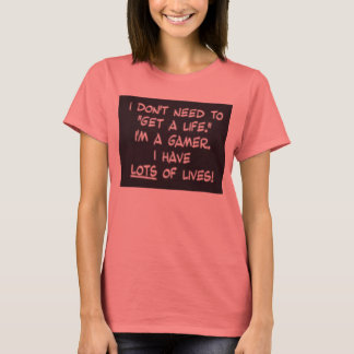 ゲーマーの生活 Tシャツ