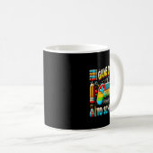 ゲーマーの虹色バックトゥスクール・おもしろTシャツ Game Over コーヒーマグカップ (正面右)