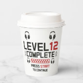 ゲーマーの誕生日または卒業パーティー 紙コップ (正面)