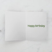 ゲーマーの誕生日カード カード (内部)