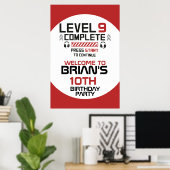 ゲーマーの誕生日用吊りポスター ポスター (ホームオフィス)