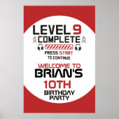 ゲーマーの誕生日用吊りポスター ポスター (正面)