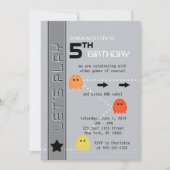 ゲーマーの誕生日 招待状 (正面)