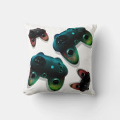 ゲーマーの賭博のコントローラーの枕 クッション (正面)