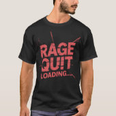 ゲーマーの進化とレイジクイット - 両面プリントゲーミングTシャツ Tシャツ (正面)