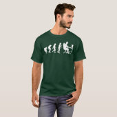 ゲーマーの進化ゲーマーおもしろいゲーミングギフト Tシャツ (正面フル)