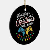 ゲーマーの間恋しく思にクリスマスになる可能性が最も高い セラミックオーナメント (右)