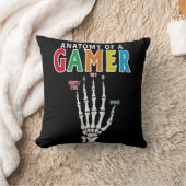 ゲーマーの骨格手枕の構造おもしろい構造 クッション (ブランケット)