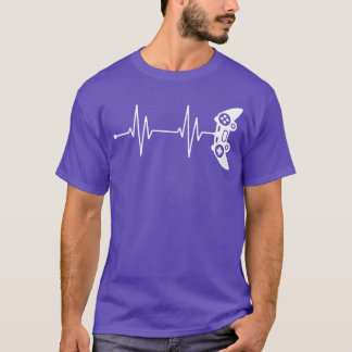 ゲーマーの鼓動 ビデオゲーム好きへのギフト Tシャツ