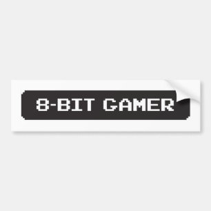 ゲーマーのBumberの8ビットステッカー バンパーステッカー