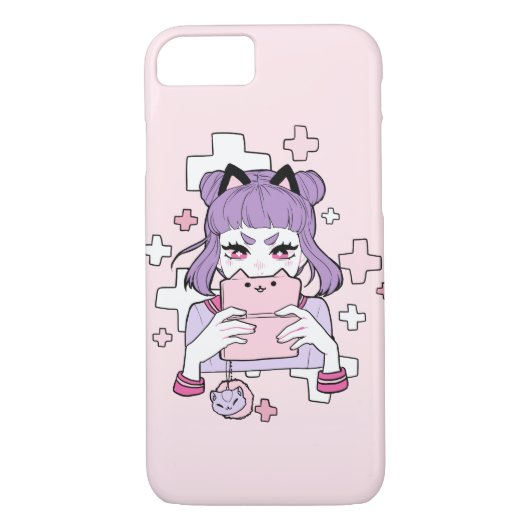 ゲーマーのGrrlのiPhone 7の場合 Case-Mate iPhoneケース (裏面)
