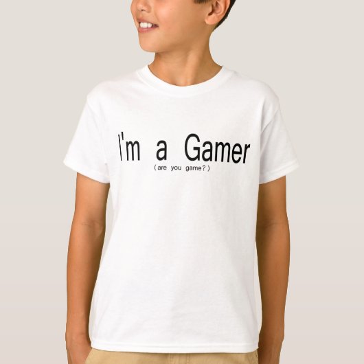 ゲーマーのTシャツおよびギフト Tシャツ (正面)