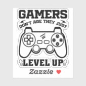 ゲーマーはゲーミング愛好家をレベルアップするだけではない シール (シート)