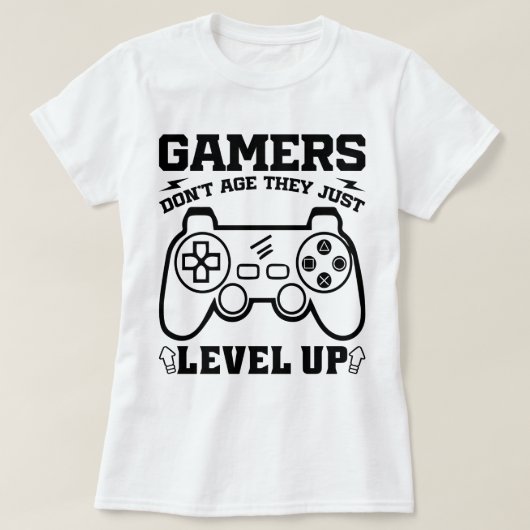 ゲーマーはゲーミング愛好家をレベルアップするだけではない Tシャツ (デザイン正面)