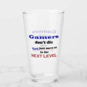 ゲーマーは不死だ！ガラスコップ タンブラーグラス (裏面)