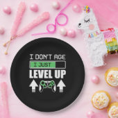 ゲーマーは年齢ではなく私はレベル上げ ペーパープレート (パーティー)