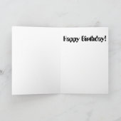 ゲーマーは彼らがレベルアップ誕生日 カード (内部)