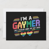ゲーマーは普通のゲーマーのように、しかしウェイゲーヤーゲーマー 招待状 (正面)