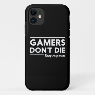 ゲーマーは死にません iPhone 11 ケース