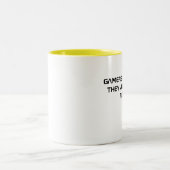 ゲーマーは決して死にません: 彼らはちょうど調整を押します ツートーンマグカップ (中央)