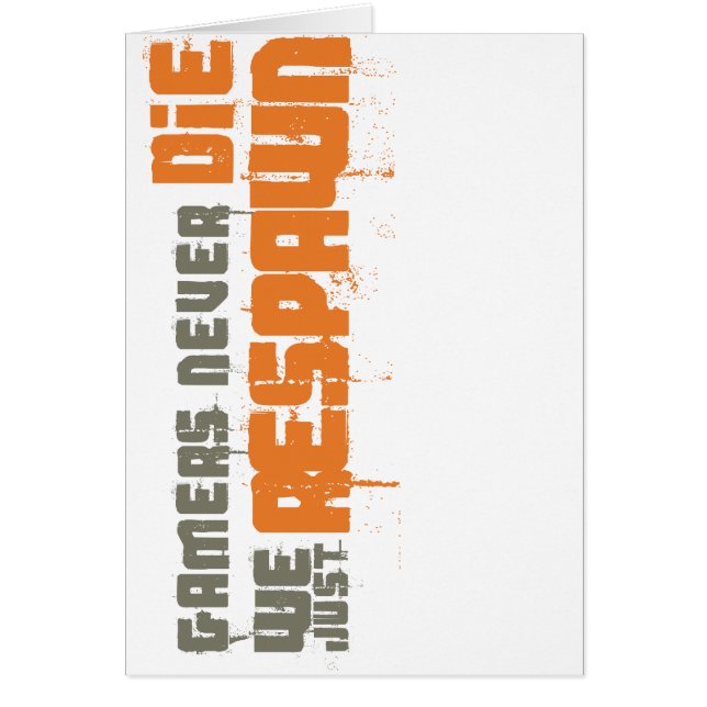 ゲーマーは決して私達ちょうどRespawn死にません (正面)