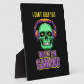 ゲーマーは私がゲームをしている間あなたを聞くことができない フォトプラーク (側面)