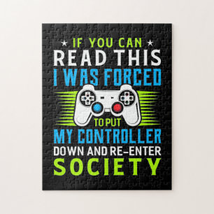 ゲーマーは私のコントローラーを置くことを強制された ジグソーパズル