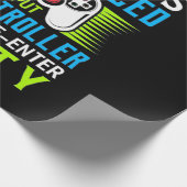 ゲーマーは私のコントローラーを置くことを強制された ラッピングペーパー (角)