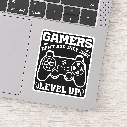 ゲーマーは、彼らはちょうどレベルアップ誕生日ゲーマー シール (詳細)