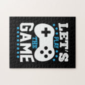 ゲーマーへのギフトはゲームをプレイしよう ジグソーパズル (横)