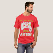 ゲーマーへのギフト ゲーム好きな人には手を出すな Tシャツ (正面フル)