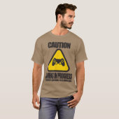 ゲーマーへのプレゼントに!面白いゲーマーTシャツ Tシャツ (正面フル)