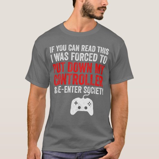 ゲーマーへの楽しいビデオゲームギフト コンピューターゲーム好きJo Tシャツ (正面)