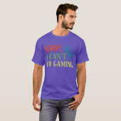 ゲーマーへの面白ギフト 男子へのビデオゲームグッズ b tシャツ (正面フル)