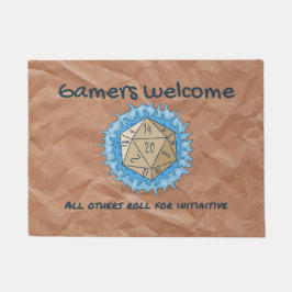 ゲーマーへようこそ ドアマット