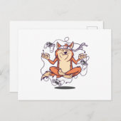 ゲーマーめい想犬 ポストカード (正面/裏面)