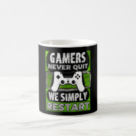 ゲーマーやめは単に再起動しない コーヒーマグカップ