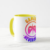 ゲーマーやめ マグカップ (正面左)