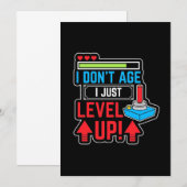 ゲーマーよ、レベルアップした 招待状 (正面/裏面)