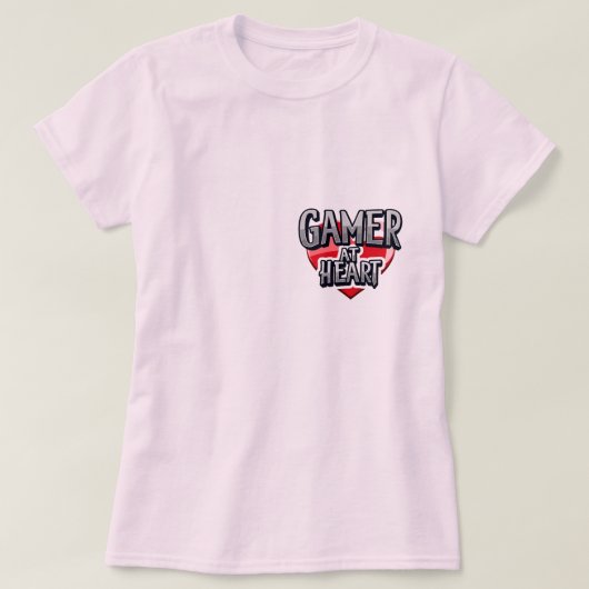 ゲーマーアットハート Tシャツ (デザイン正面)