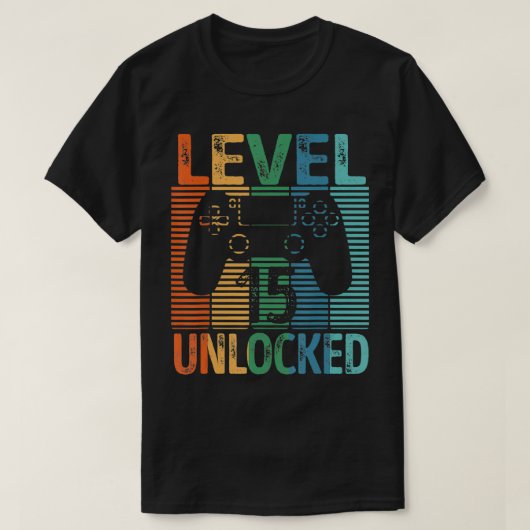 ゲーマーアンロック10代のティー15th誕生日ビデオゲーム tシャツ (デザイン正面)