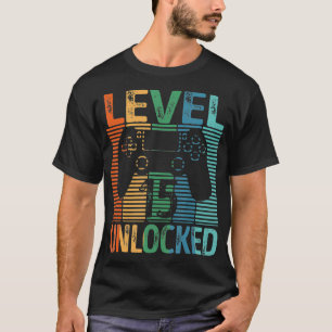 ゲーマーアンロック10代のティー15th誕生日ビデオゲーム tシャツ