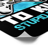 ゲーマーアートゲーミングザ唯一の法的場所 ポスター (角)