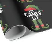 ゲーマーエルフマッチングファミリークリスマスゲーマー ラッピングペーパー (ロールコーナー)