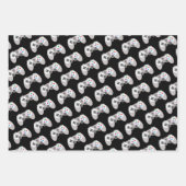 ゲーマーカラフルビデオゲーム ラッピングペーパーシート (正面2)