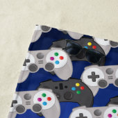 ゲーマーカラフル |名前ビーチタオル ビーチタオル (インサイチュ)