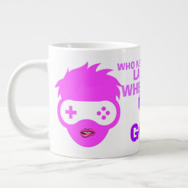 ゲーマーガデ女神おもしろいユーモアミーム ジャンボコーヒーマグカップ