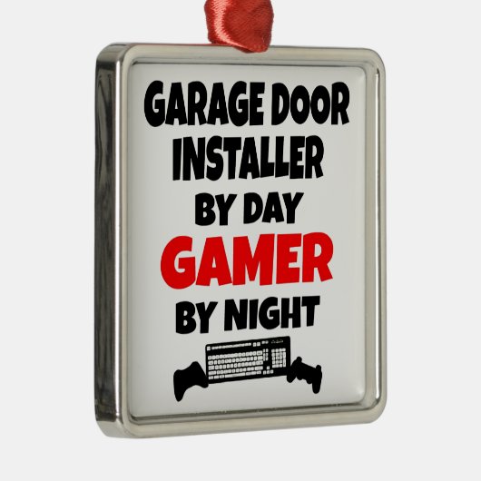 ゲーマーガレージドアインストーラ メタルオーナメント (右)