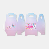 ゲーマーガールカラフルピンクビデオゲーム誕生日 フェイバーボックス (折り畳みなし)